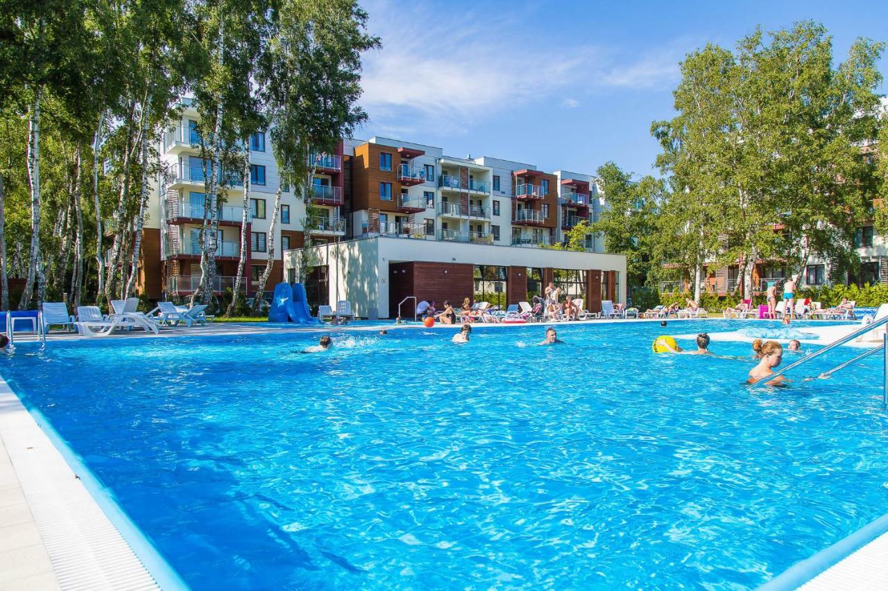 Apartament Pomaranczowy Z Basenem,Sauna-Blisko Morza. Kolobrzeg Luaran gambar
