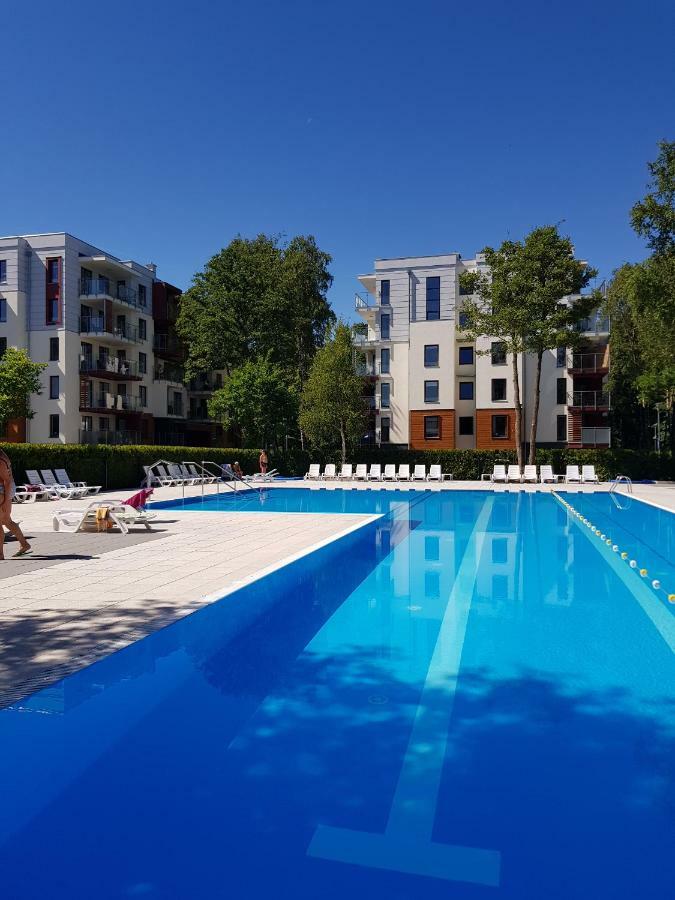 Apartament Pomaranczowy Z Basenem,Sauna-Blisko Morza. Kolobrzeg Luaran gambar