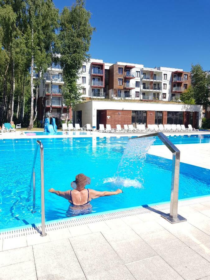 Apartament Pomaranczowy Z Basenem,Sauna-Blisko Morza. Kolobrzeg Luaran gambar