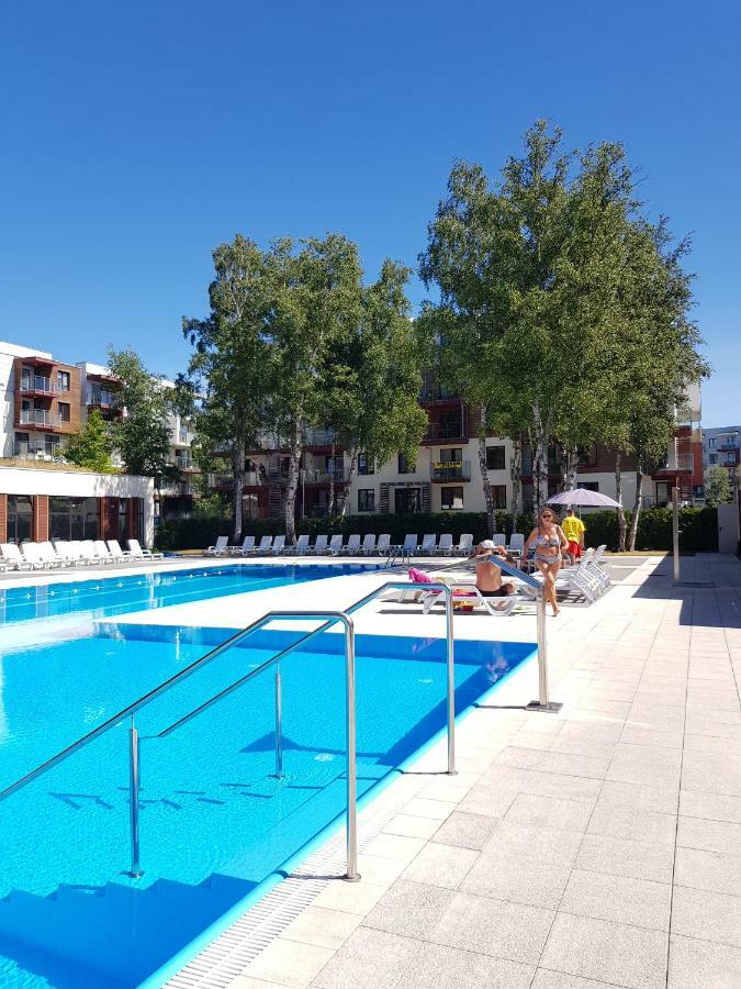 Apartament Pomaranczowy Z Basenem,Sauna-Blisko Morza. Kolobrzeg Luaran gambar