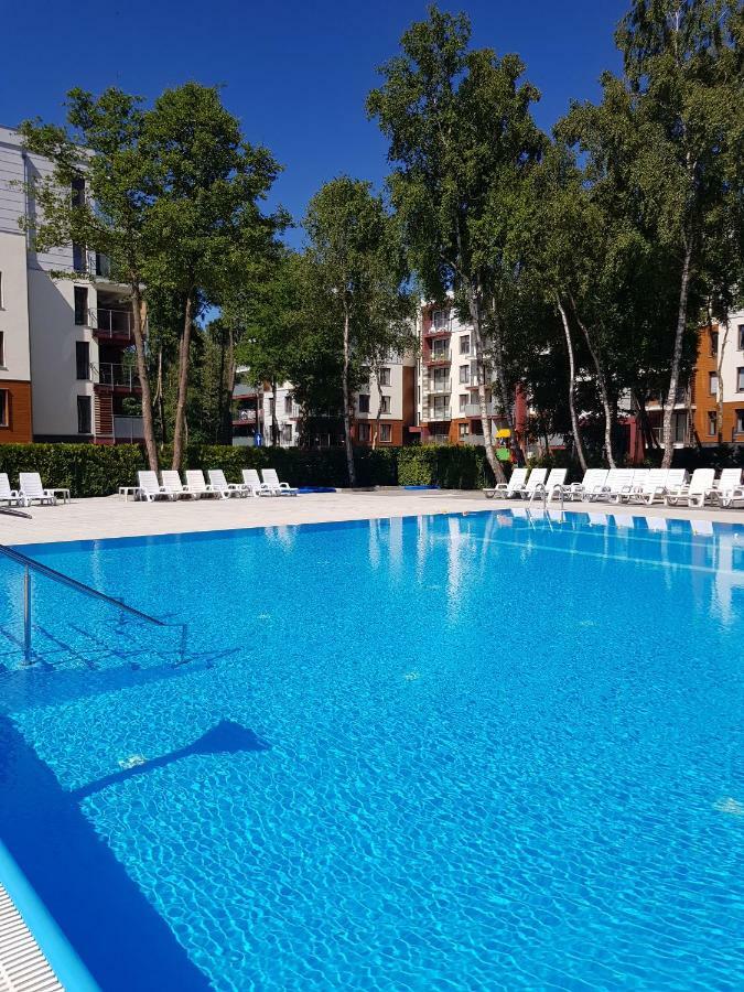 Apartament Pomaranczowy Z Basenem,Sauna-Blisko Morza. Kolobrzeg Luaran gambar